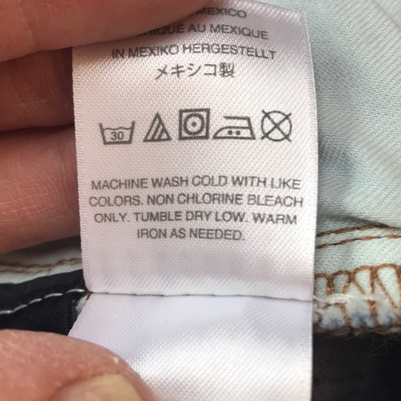 Madewell Denim skirt with raw hem - Picture 8 of 8